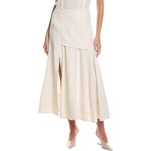 3.1 Phillip Lim NWOT Crepe A-Line Midi Skirt Size 4 *A few small Snags at bottom
